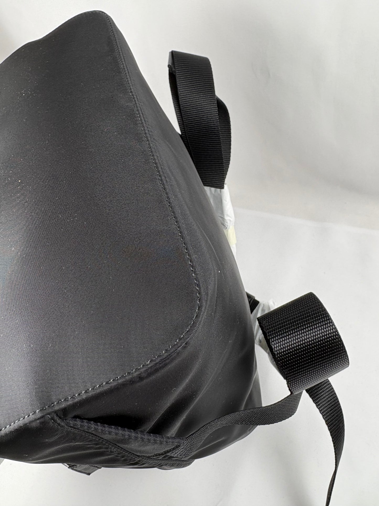 Pre-Owned PRADA Tessuto Nylon Black Backpack