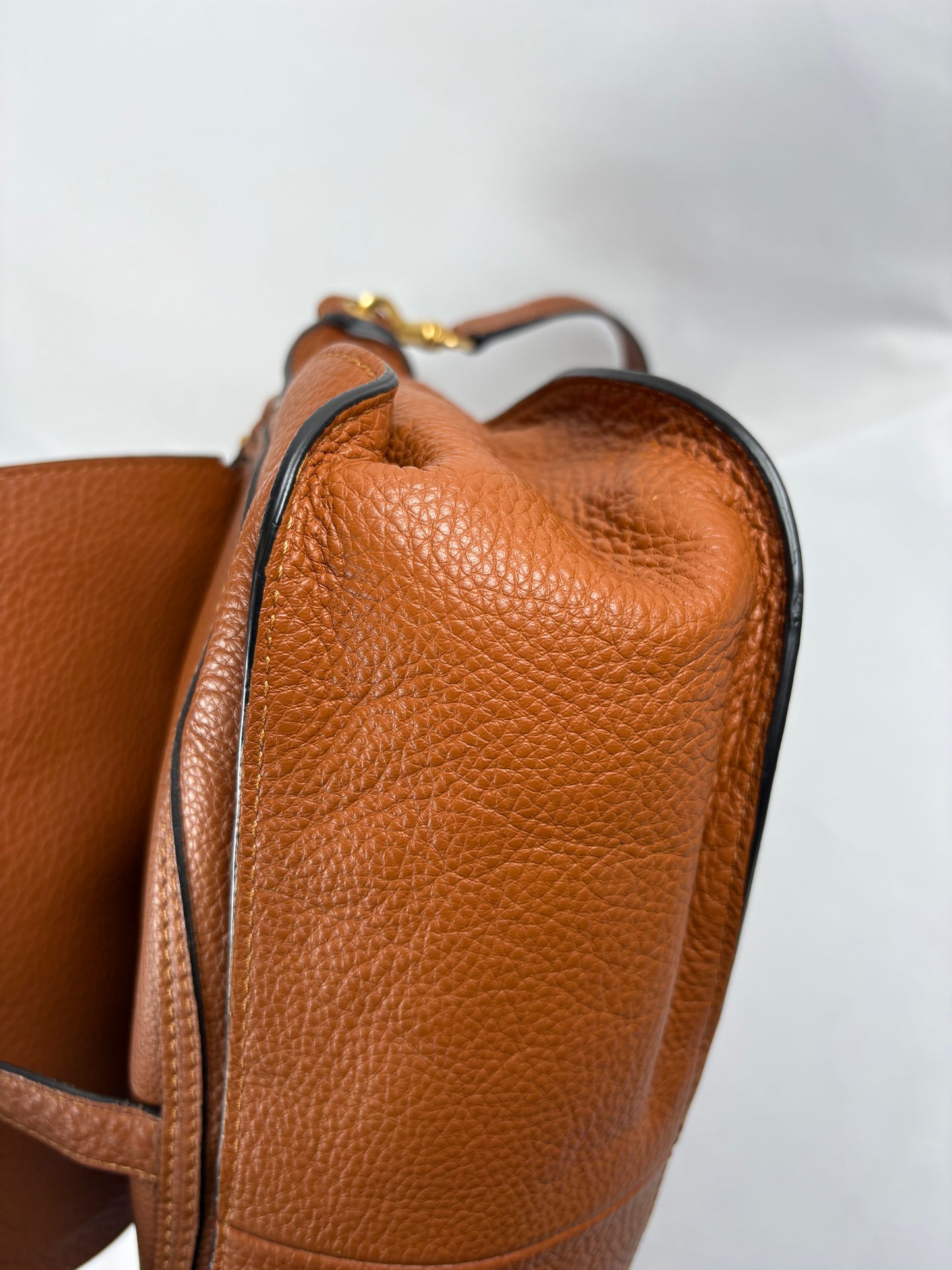 Pre-Owned CHLOE Marcie Double Carry Tan Handbag, Medium