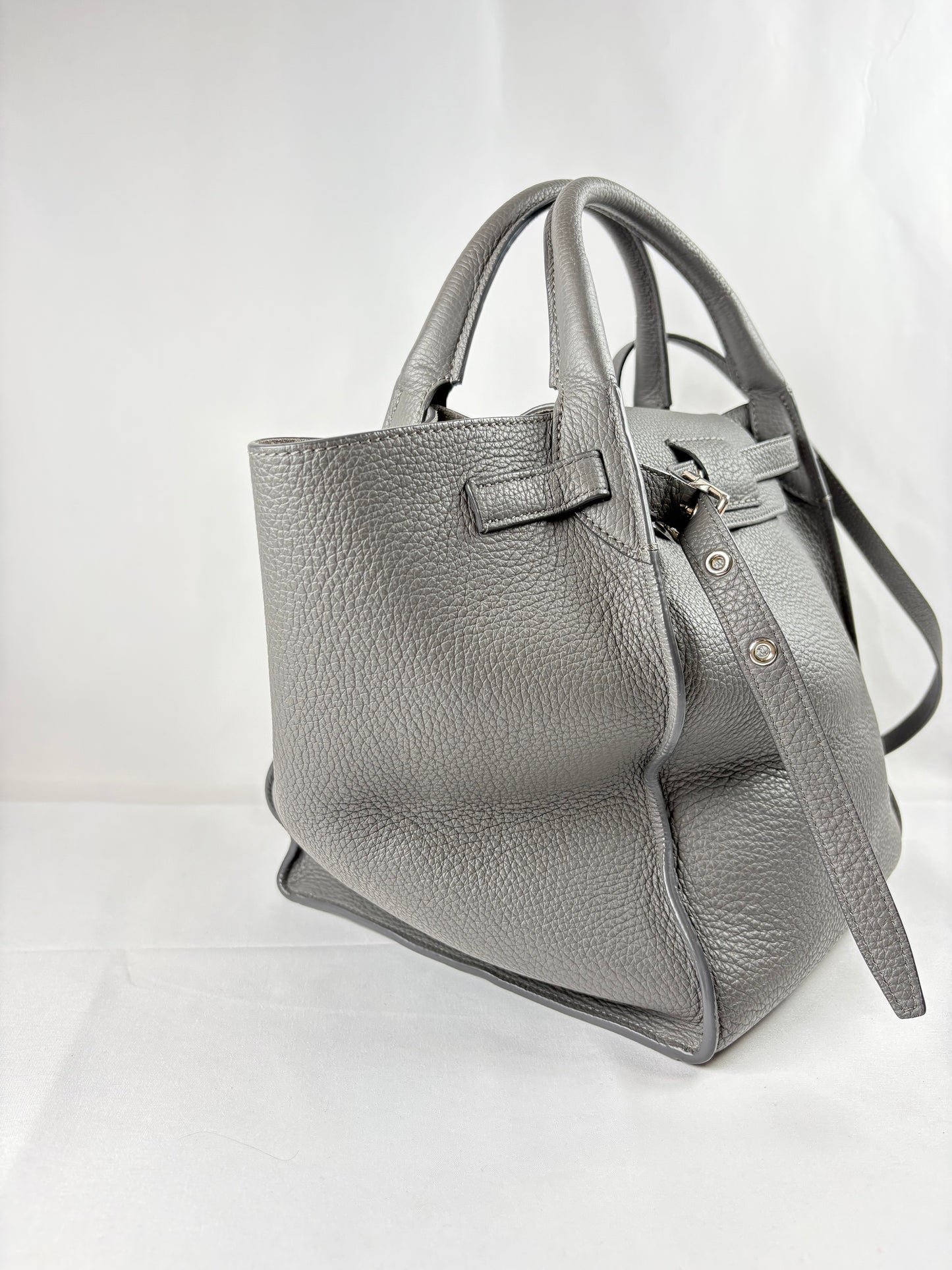 Pre-Owned CELINE Big Bag Grey Handbag, Small