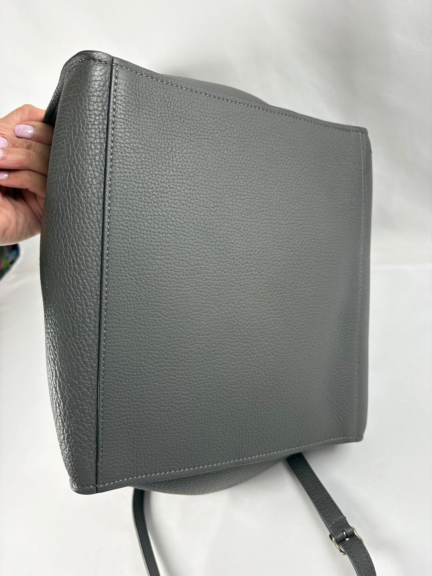 Pre-Owned CELINE Big Bag Grey Handbag, Small