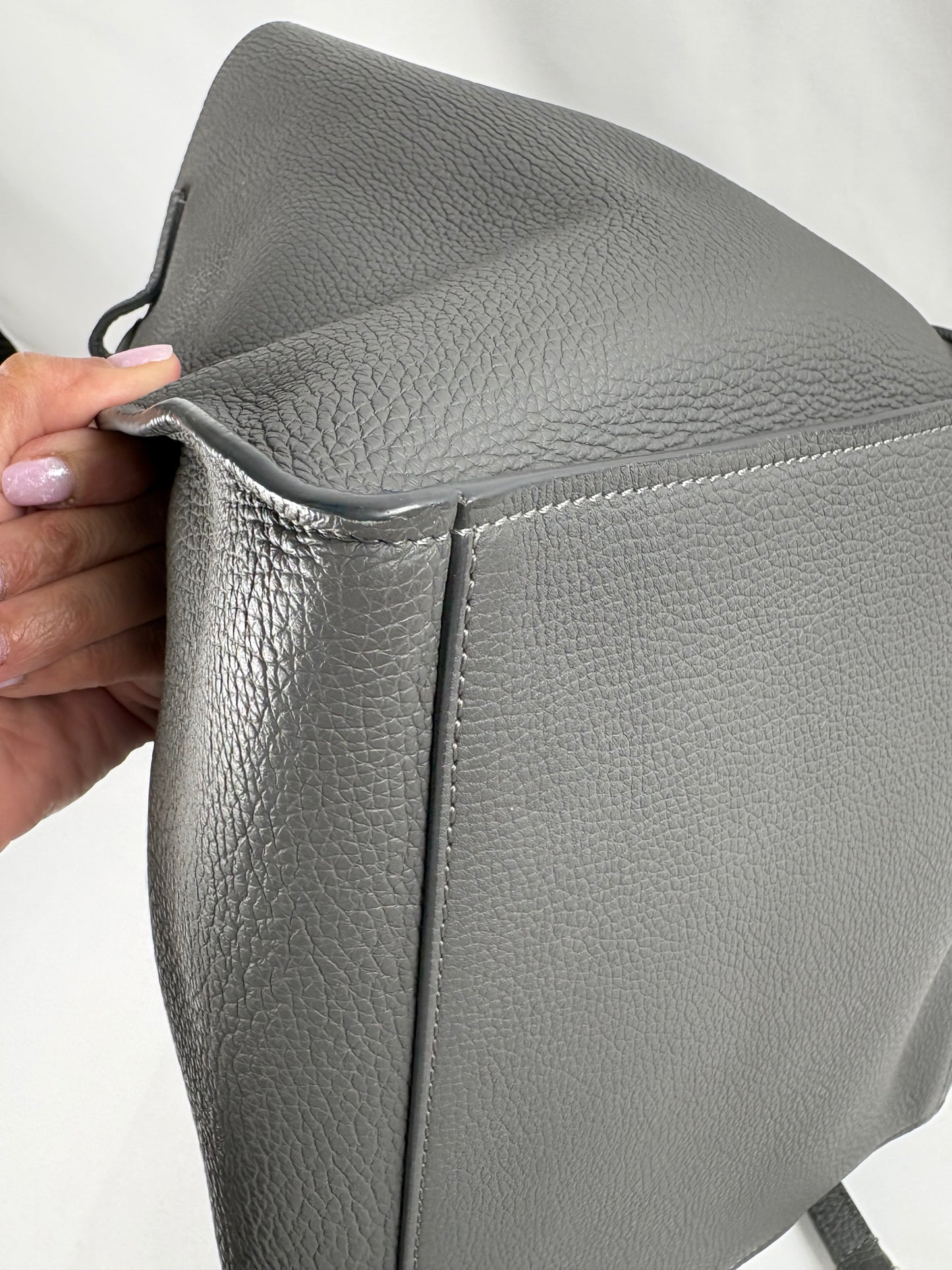 Pre-Owned CELINE Big Bag Grey Handbag, Small