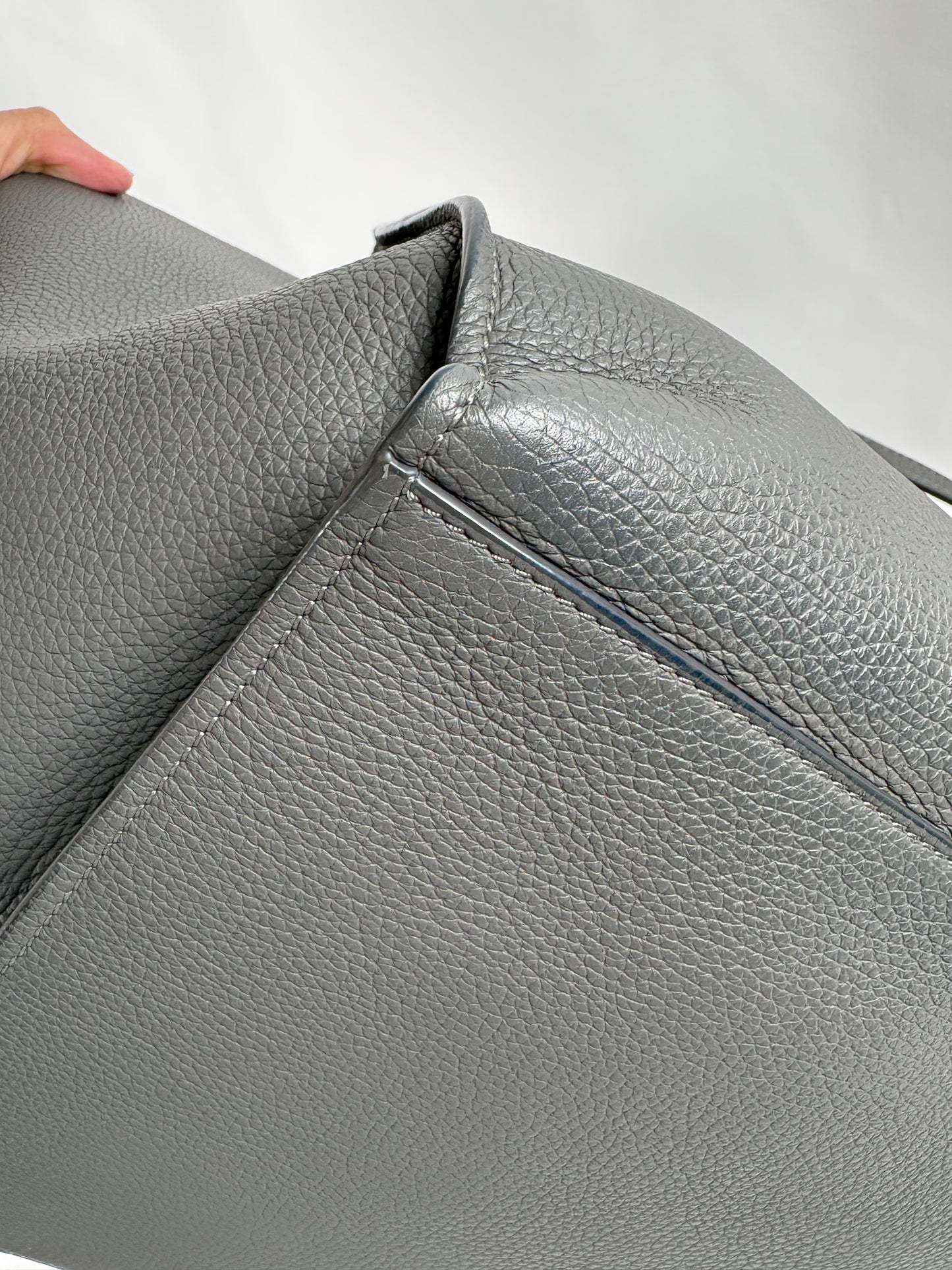 Pre-Owned CELINE Big Bag Grey Handbag, Small
