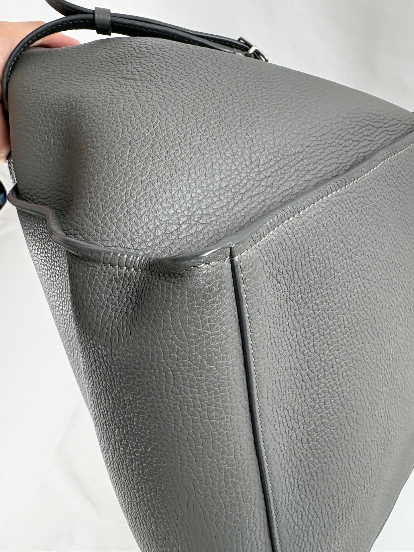 Pre-Owned CELINE Big Bag Grey Handbag, Small