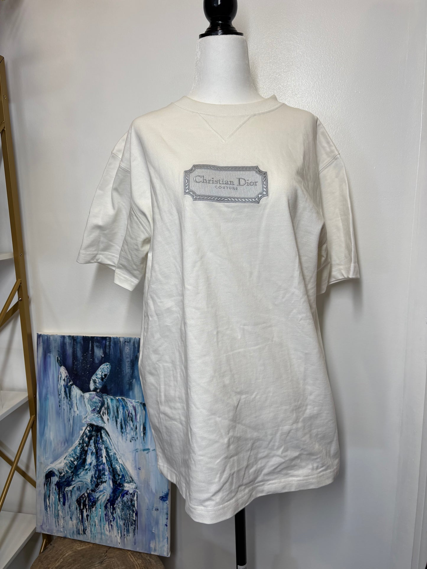 Pre-Owned CHRISTIAN DIOR Couture T-Shirt White, Medium