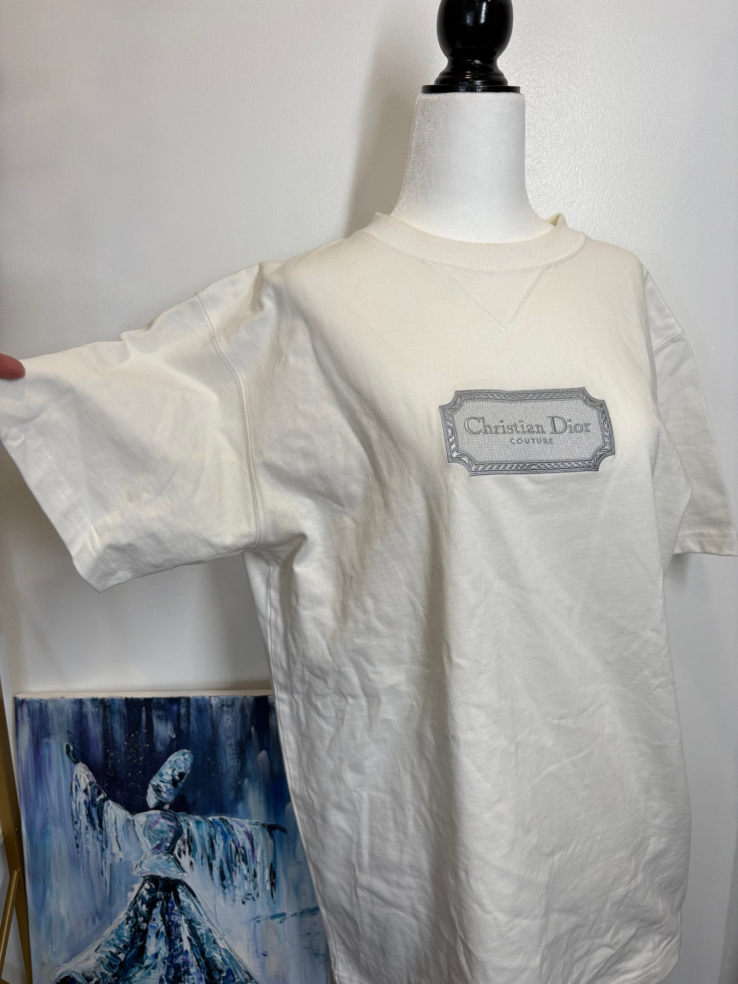 Pre-Owned CHRISTIAN DIOR Couture T-Shirt White, Medium
