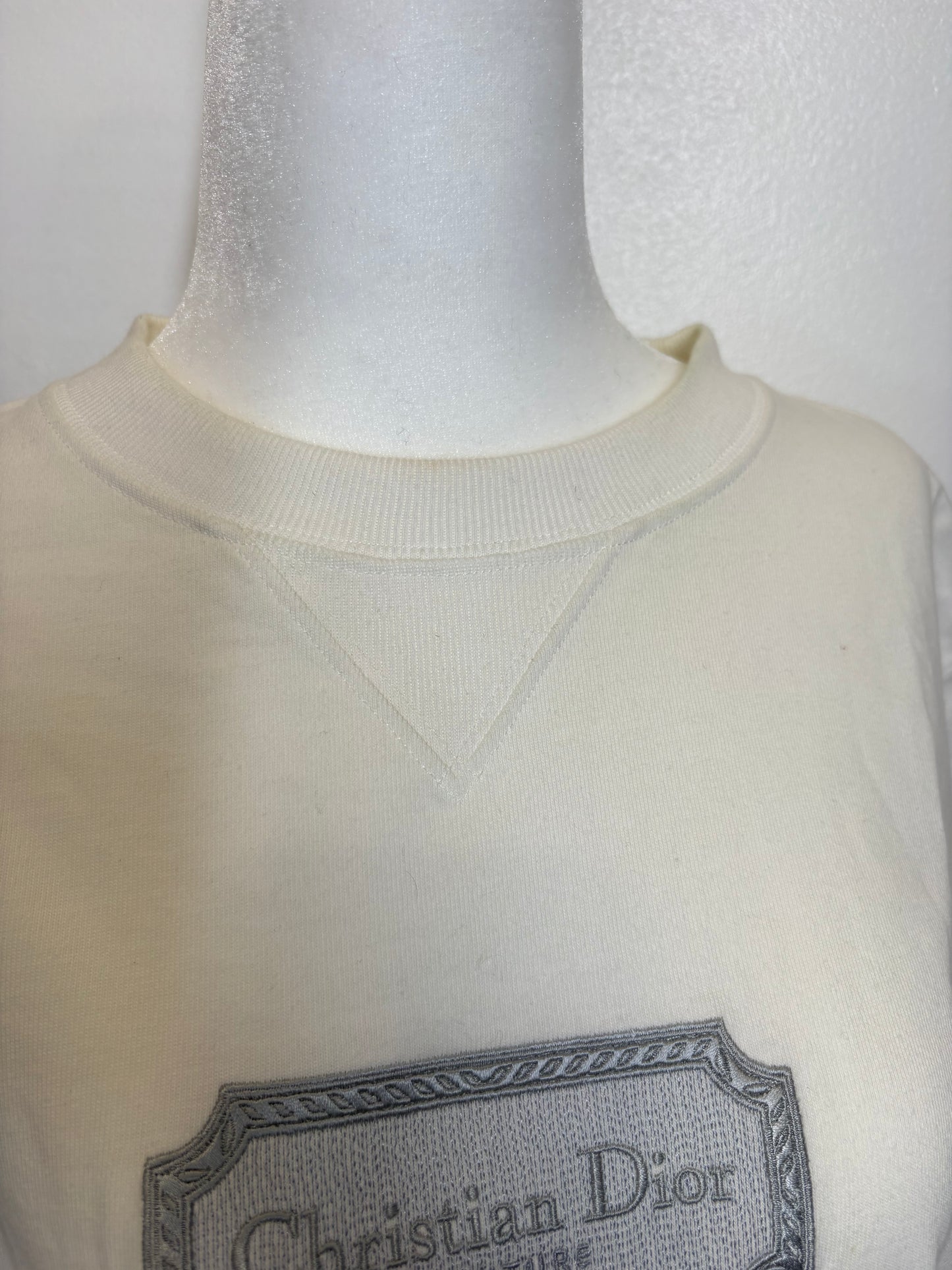Pre-Owned CHRISTIAN DIOR Couture T-Shirt White, Medium