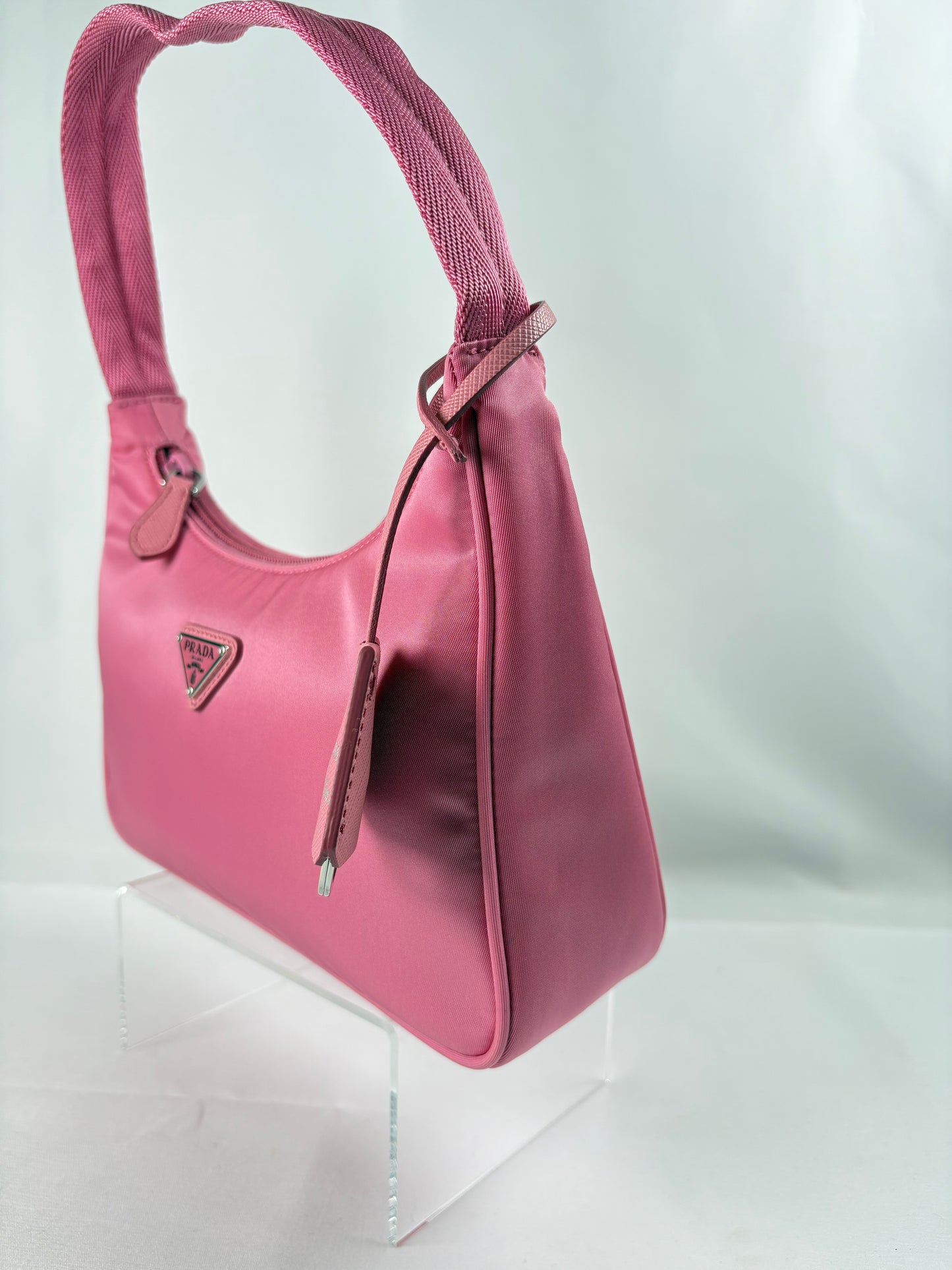 Pre-Owned PRADA Re-Edition 2000 Pink Handbag, Mini