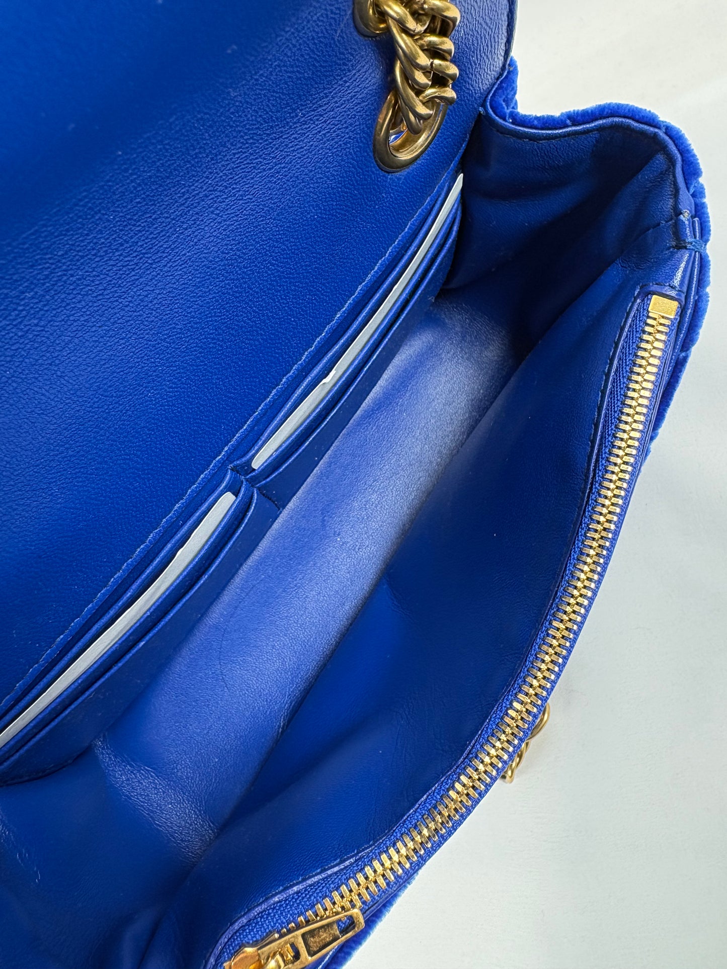 Pre-Owned BALENCIAGA BB Round Royal Blue Handbag
