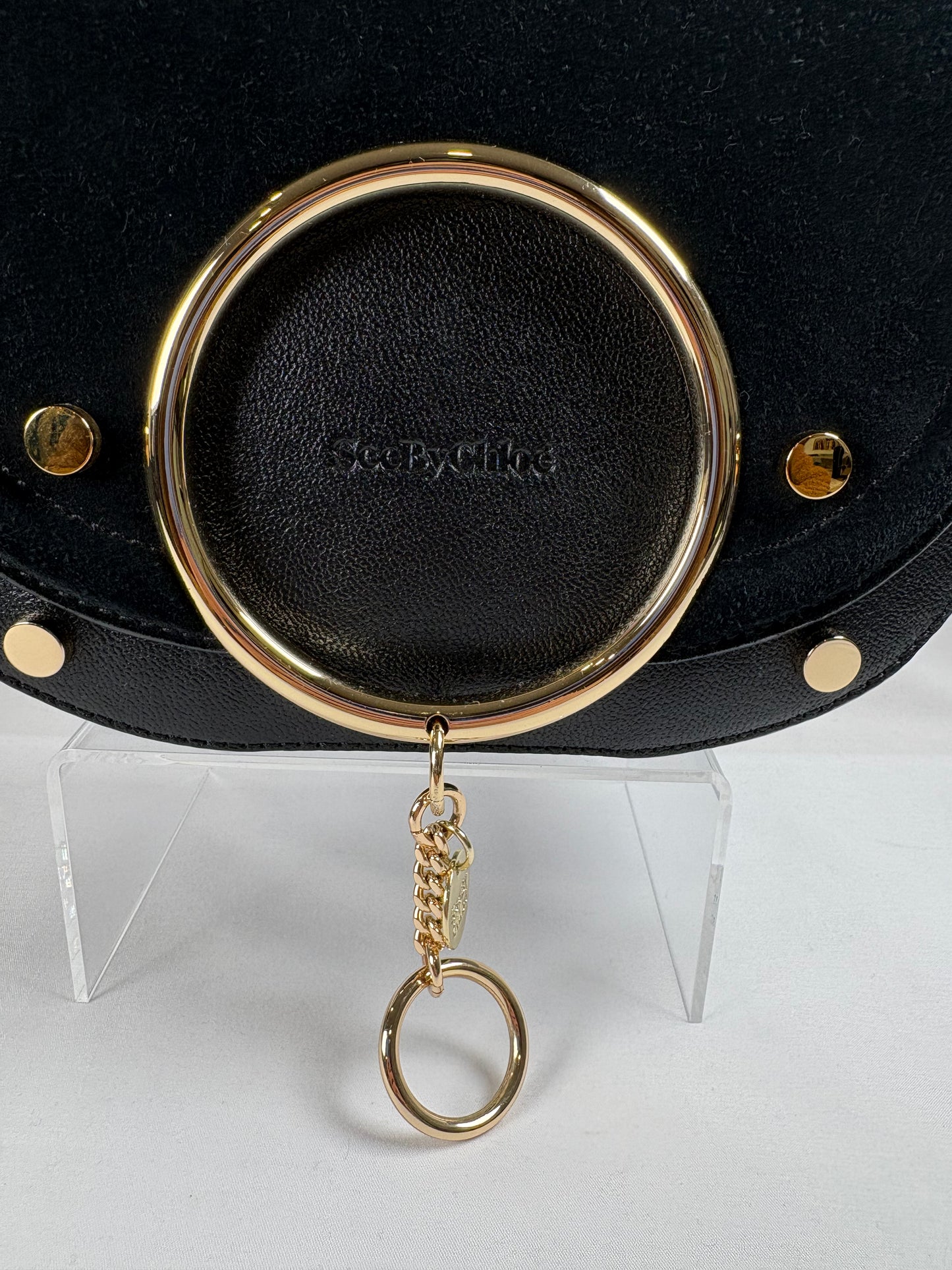 Pre-Owned CHLOE See by Chloe Mara Black Handbag