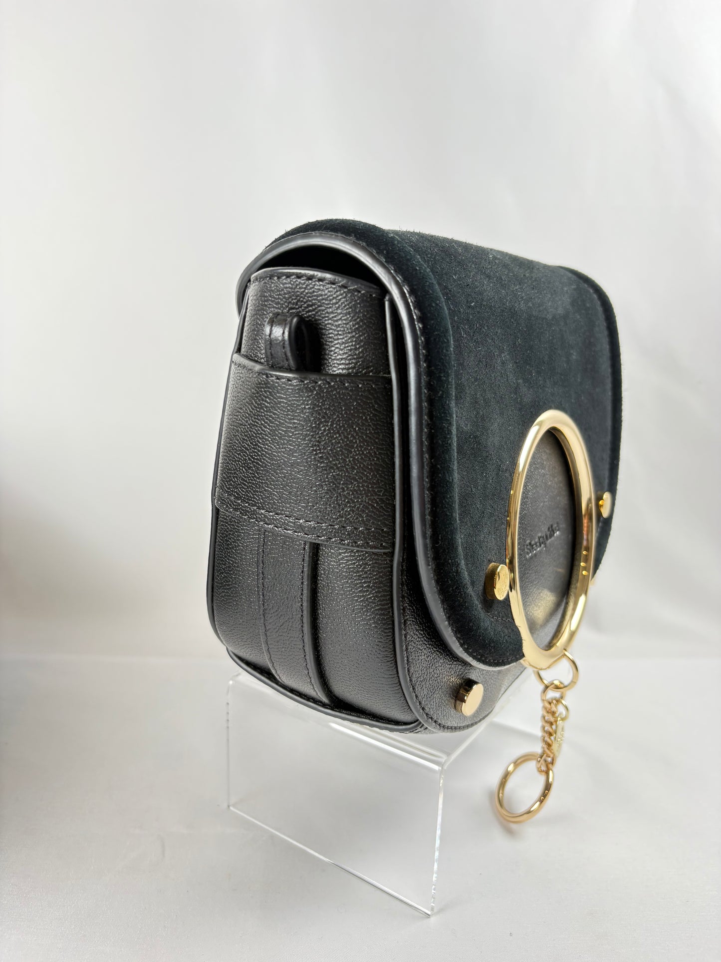 Pre-Owned CHLOE See by Chloe Mara Black Handbag