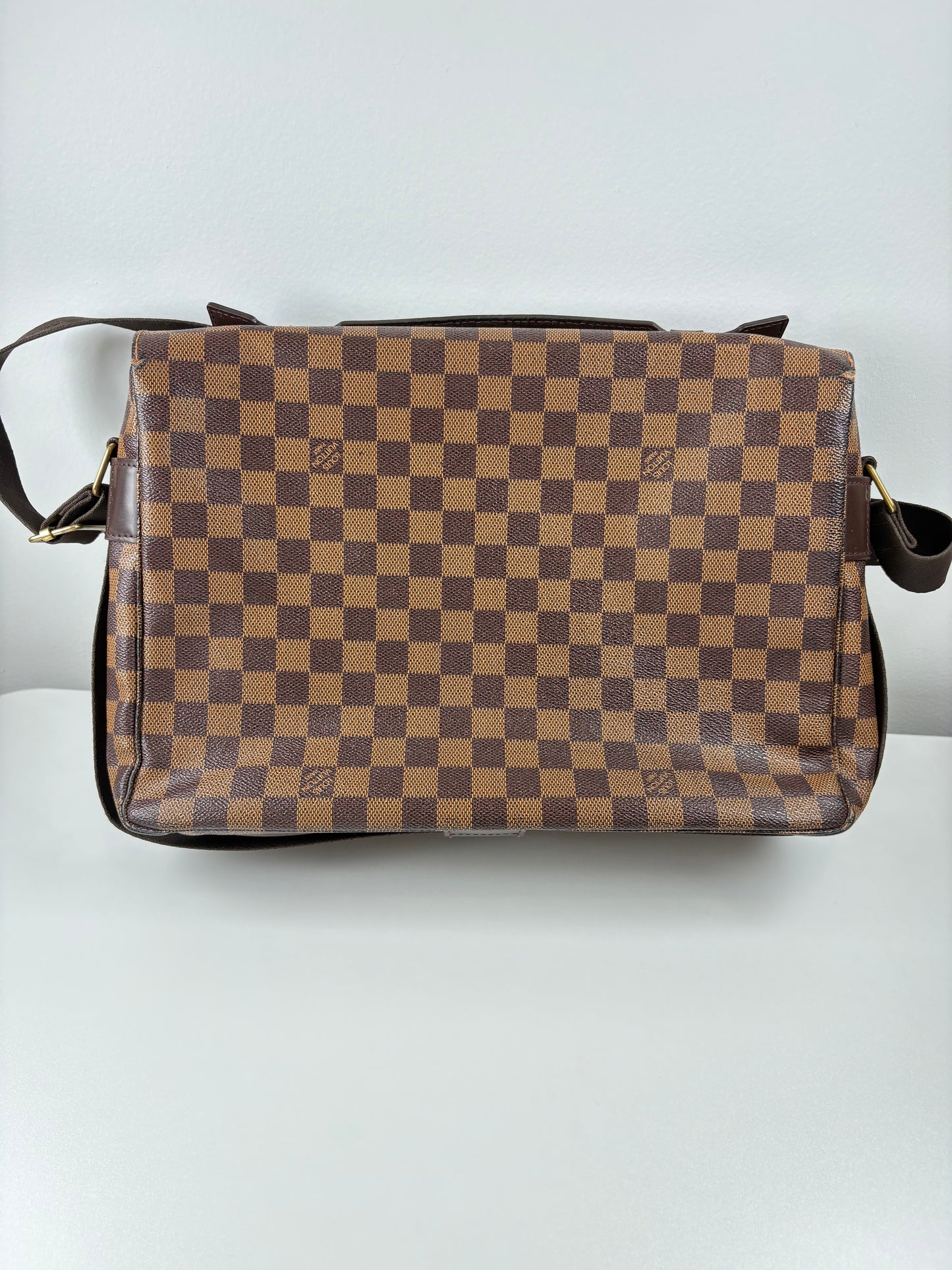 Pre-Owned LOUIS VUITTON Broadway Laptop Bag, Damier Ebene