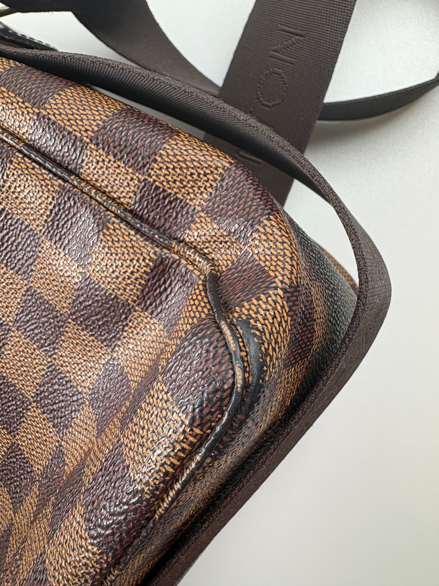 Pre-Owned LOUIS VUITTON Broadway Laptop Bag, Damier Ebene