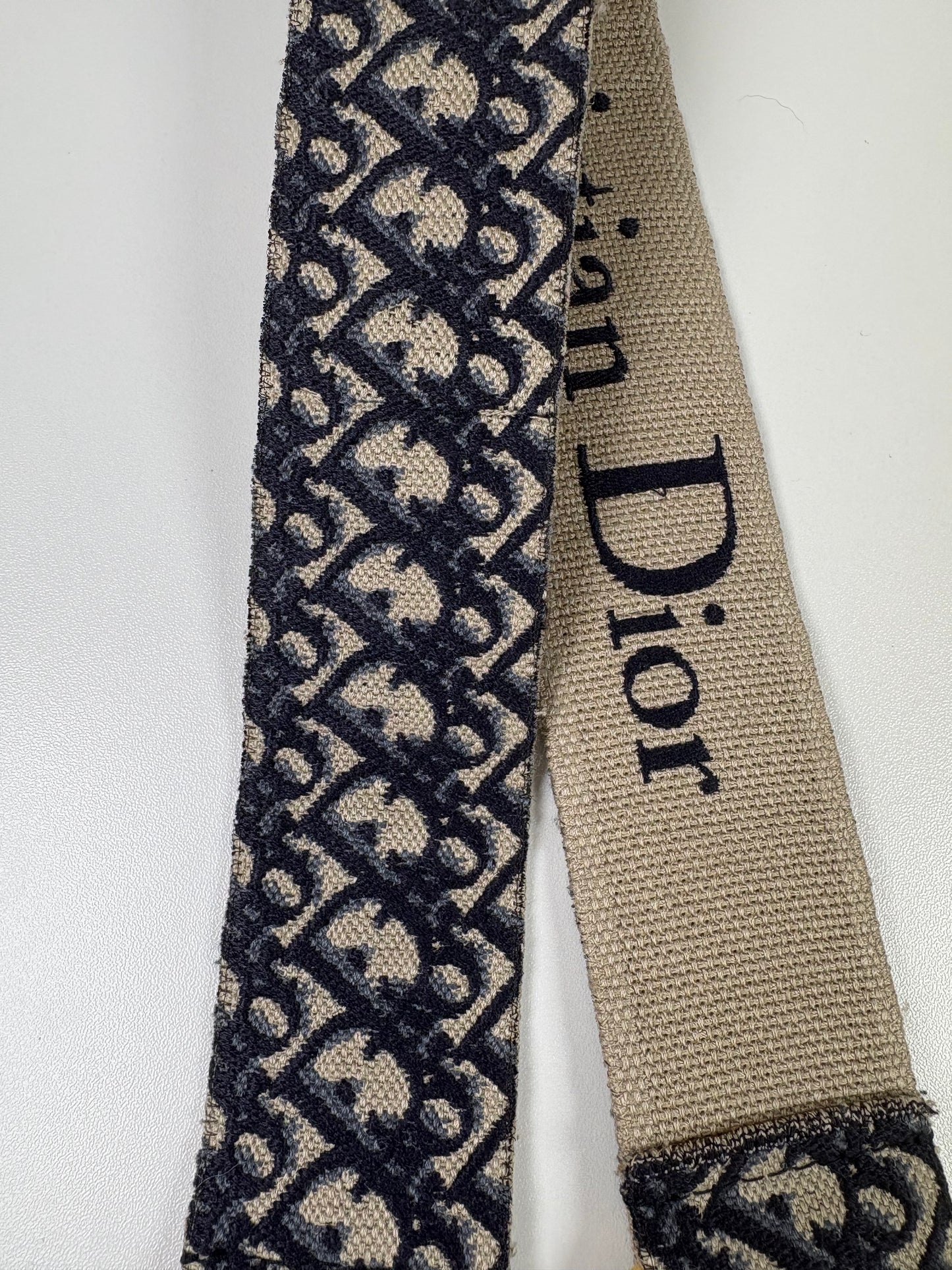 Pre-Owned CHRISTIAN DIOR Oblique Strap, Blue