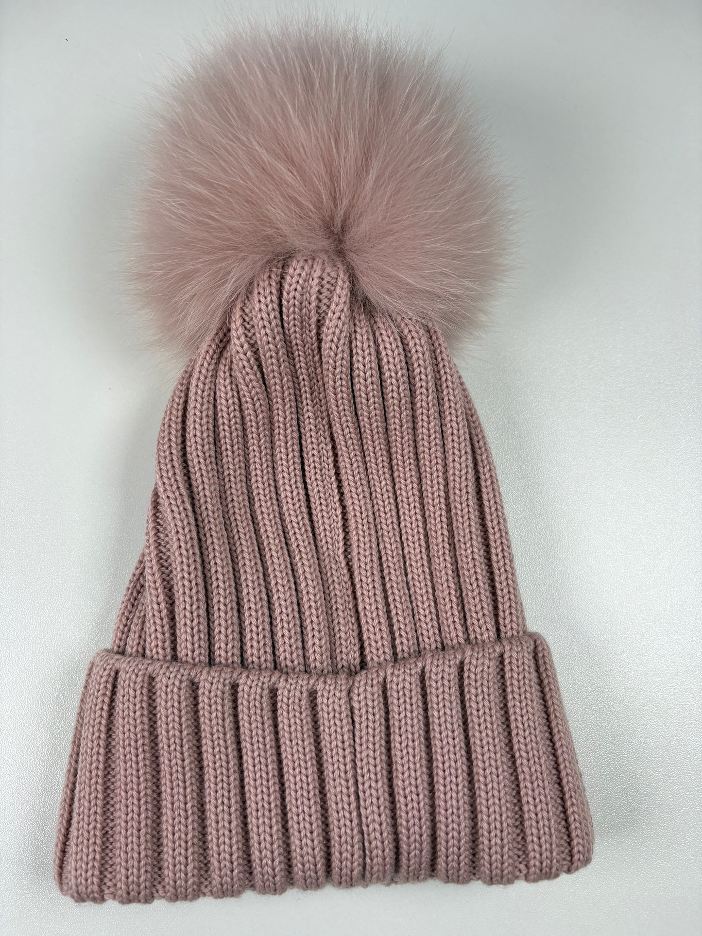 Pre-Owned MONCLER Beanie, Pink, One Size