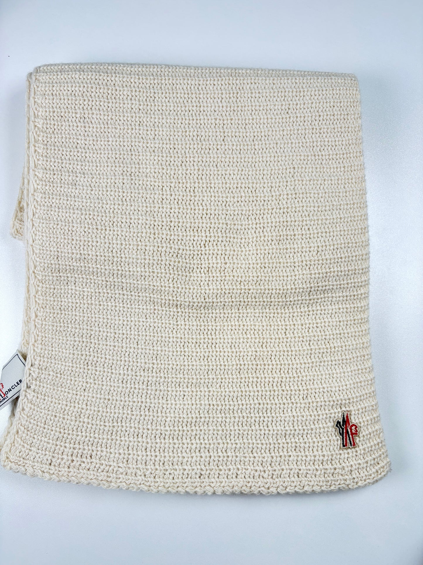 Pre-Owned MONCLER Scarf, Ivory