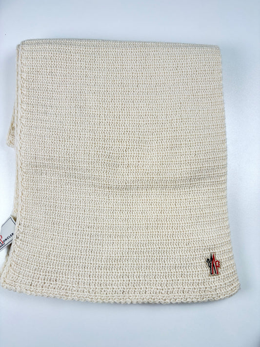 Pre-Owned MONCLER Scarf, Ivory