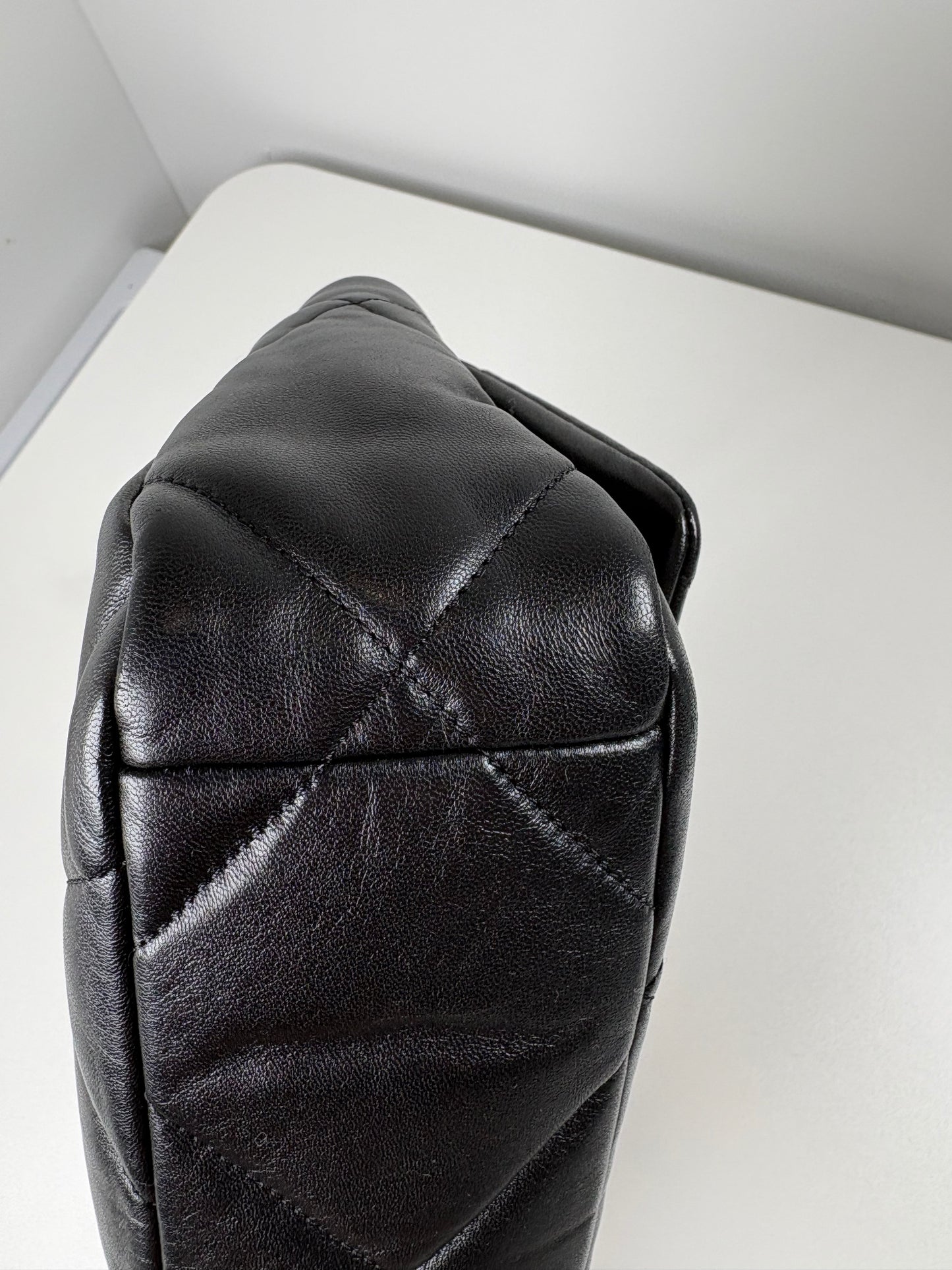 Pre-Owned CHANEL 19 Handbag, Black/GHW, Small