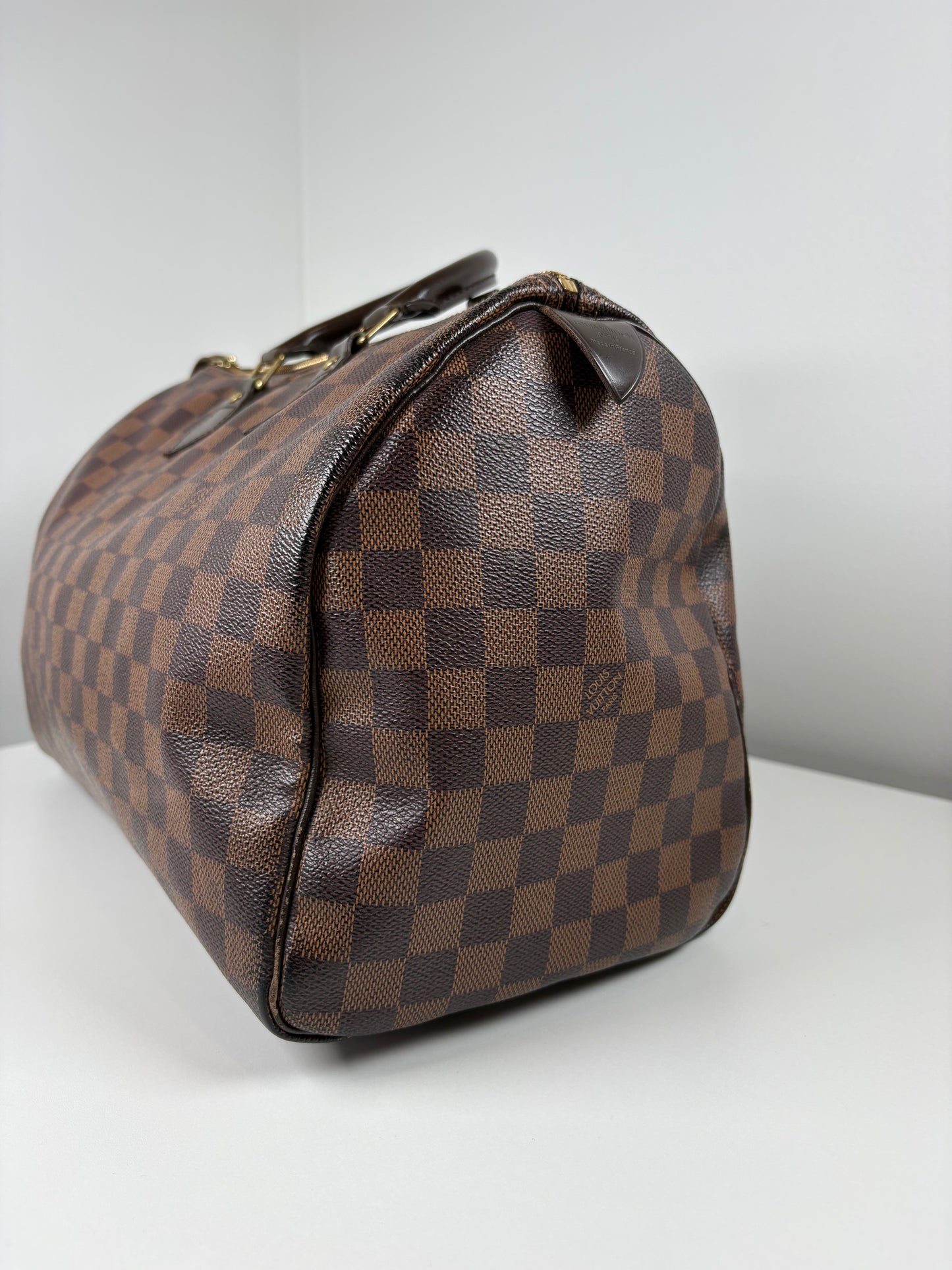 Pre-Owned LOUIS VUITTON Speedy Handbag, Damier Ebene, 30