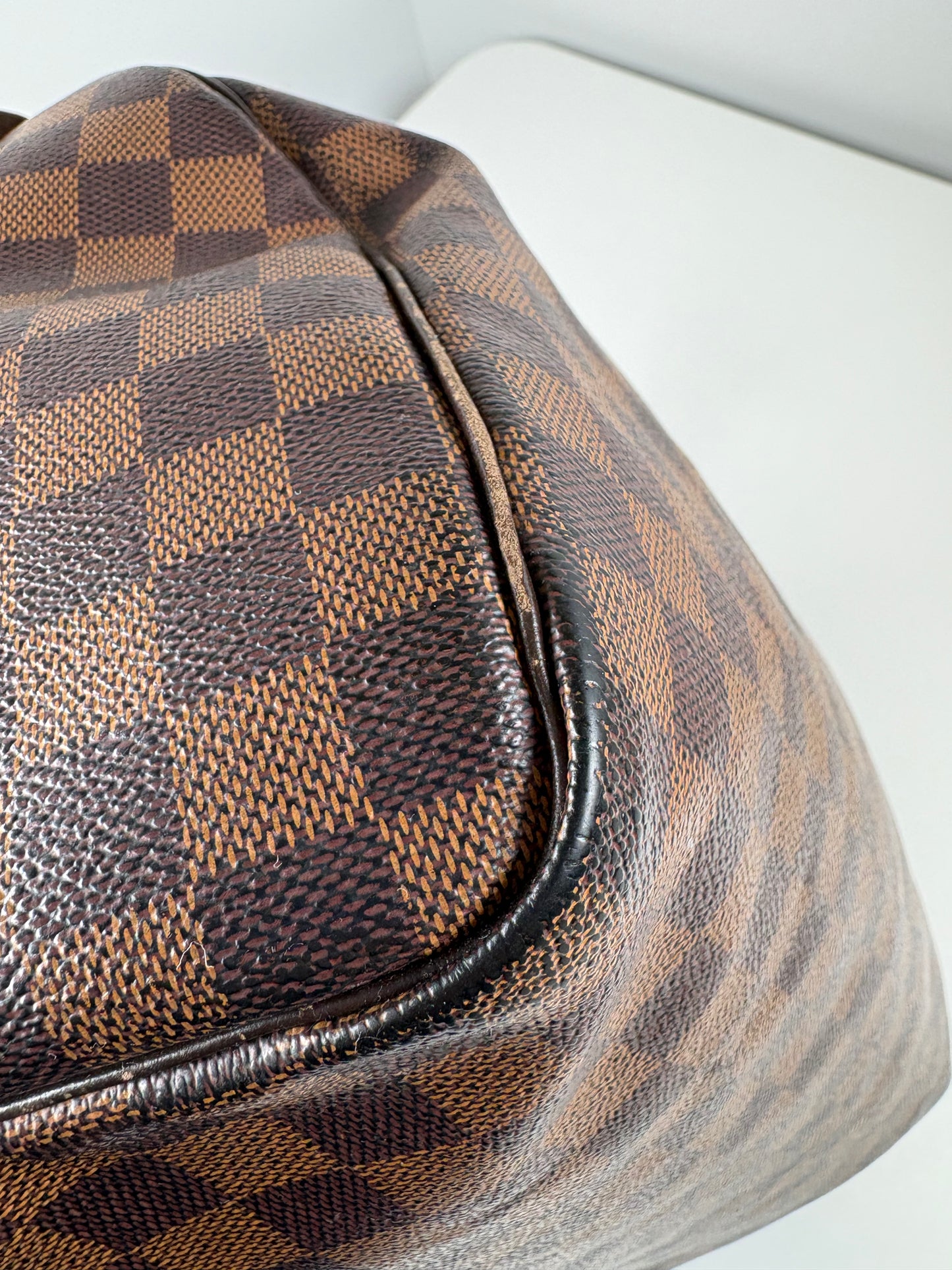 Pre-Owned LOUIS VUITTON Speedy Handbag, Damier Ebene, 30