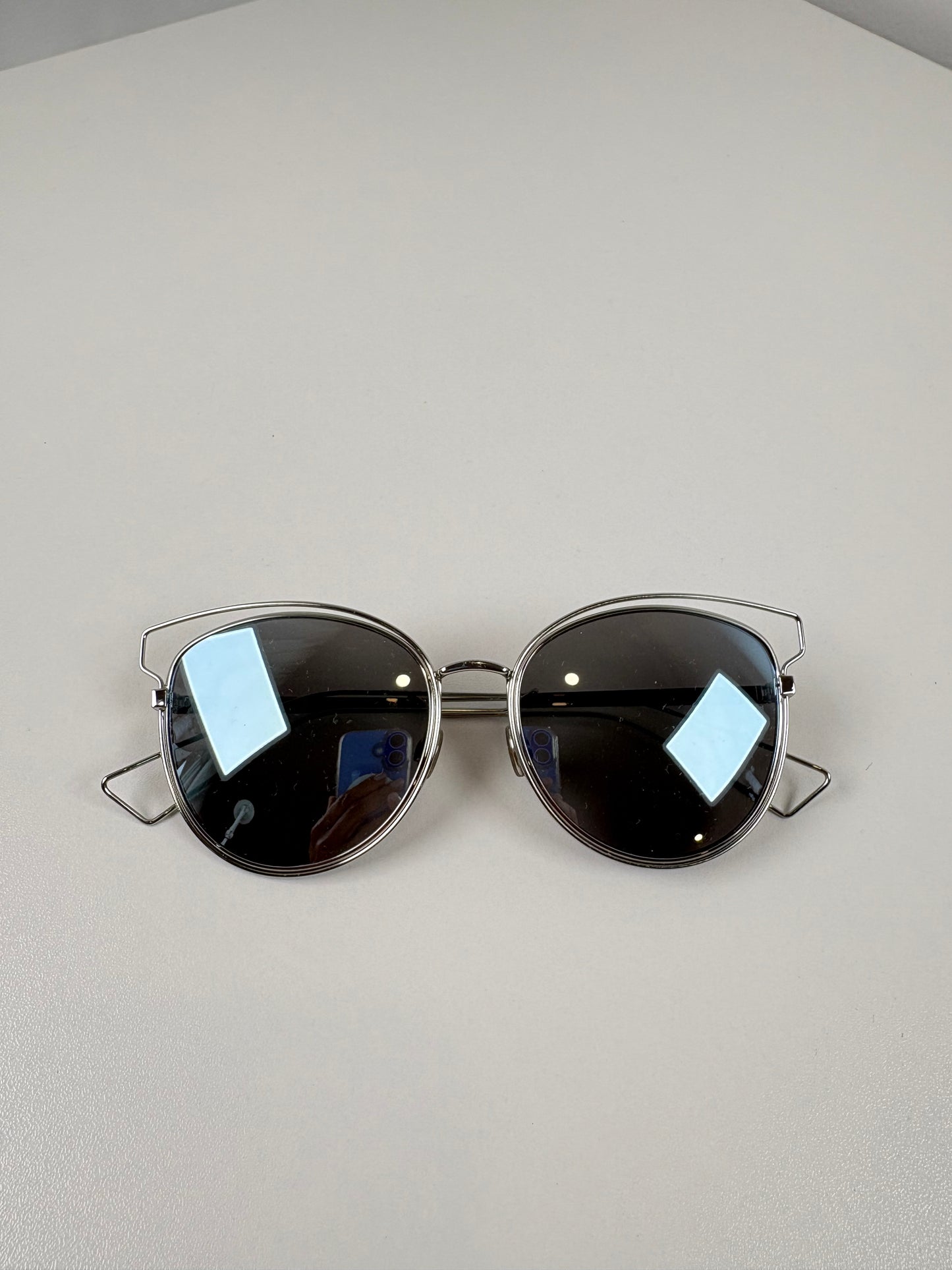 Pre-Owned CHRISTIAN DIOR, Silver Sunglasses