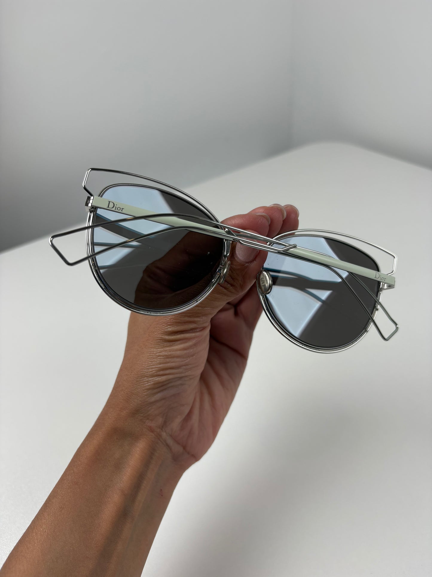 Pre-Owned CHRISTIAN DIOR, Silver Sunglasses