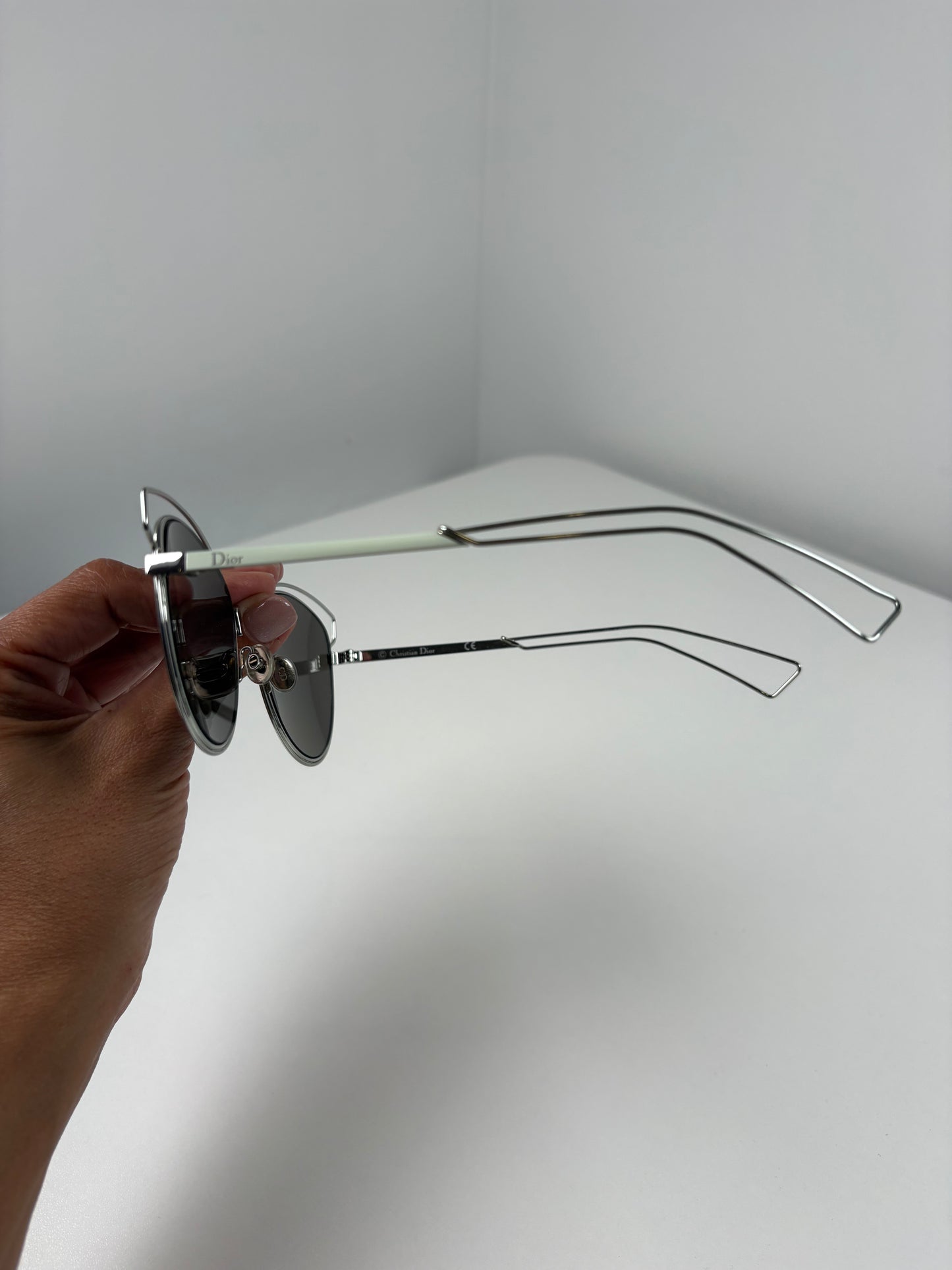 Pre-Owned CHRISTIAN DIOR, Silver Sunglasses
