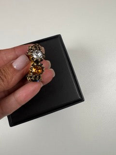 Pre-Owned Gucci Cat Head Cocktail Ring