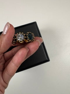 Pre-Owned Gucci Cat Head Cocktail Ring