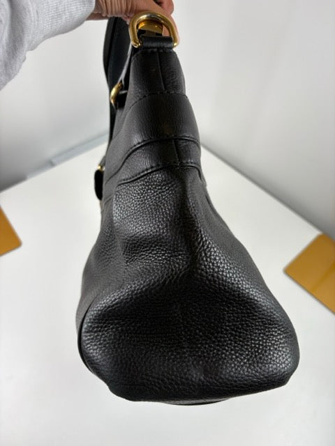 Pre-Owned Gucci Pebbled Leather Ride Tote Bag
