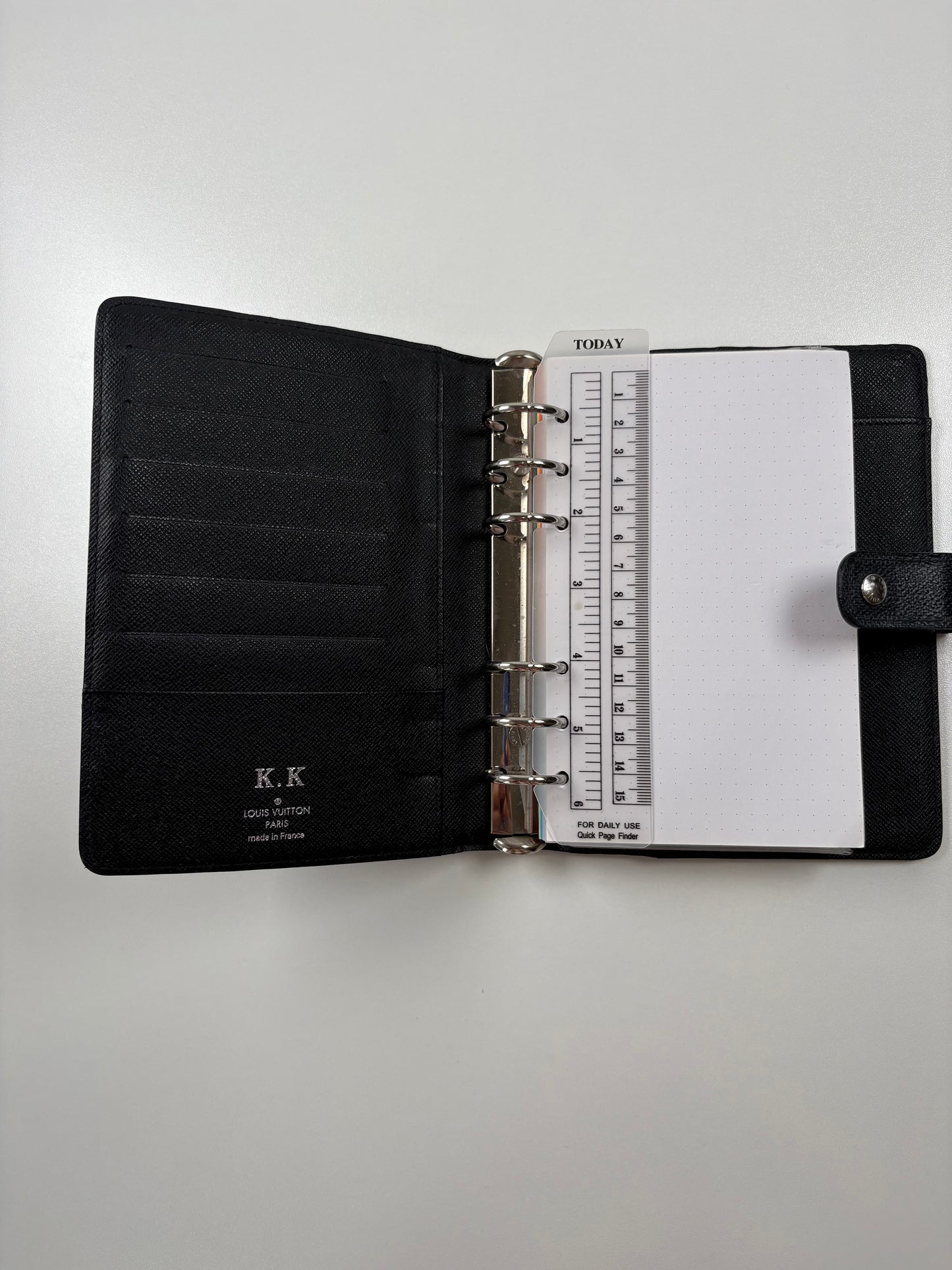 Pre-Owned LOUIS VUITTON Agenda MM Agenda, Damier Graphite