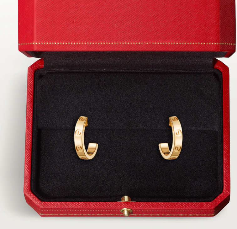 Cartier Love Gold Earrings