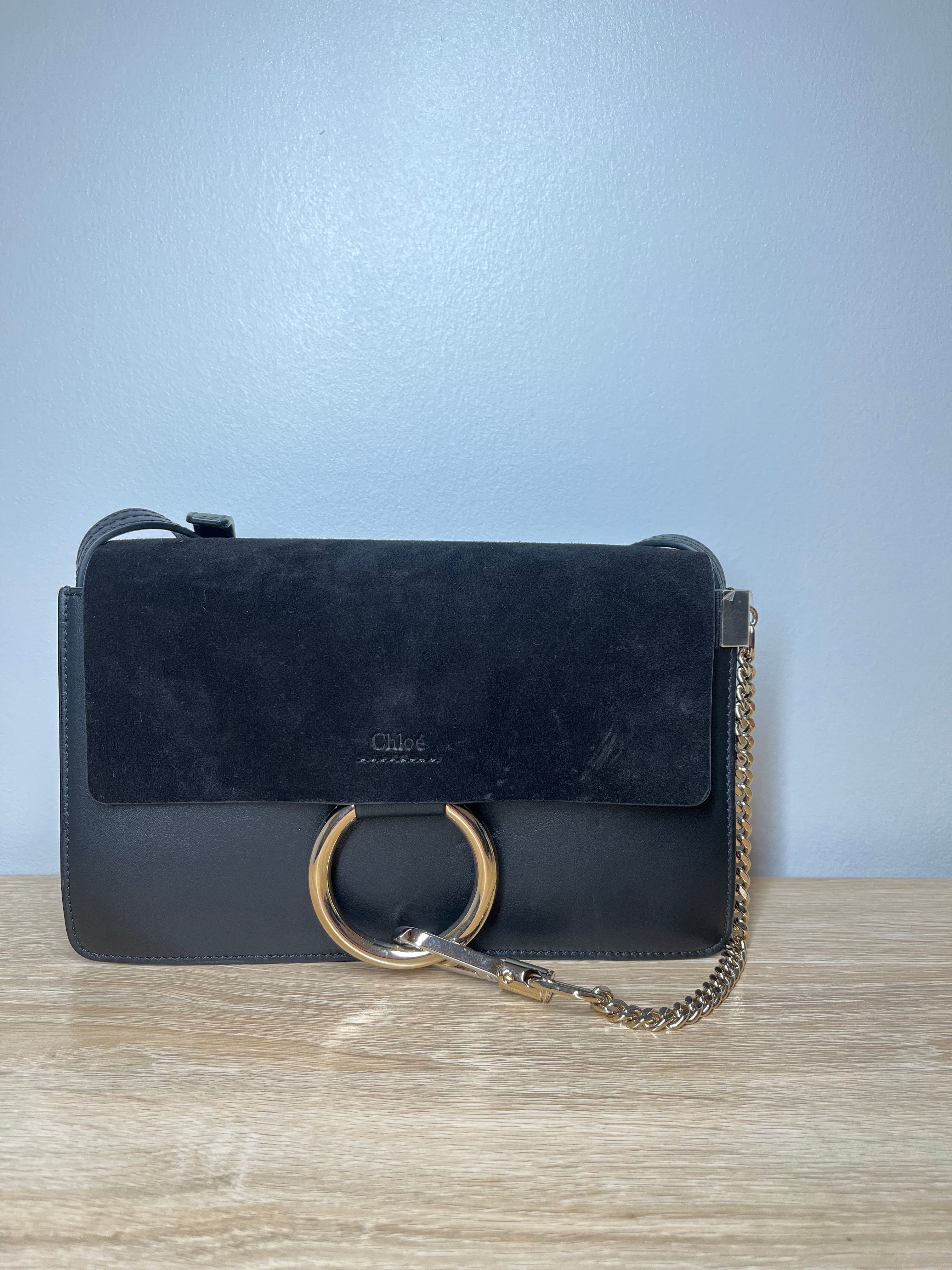 Chloe Faye Black Handbag One Size