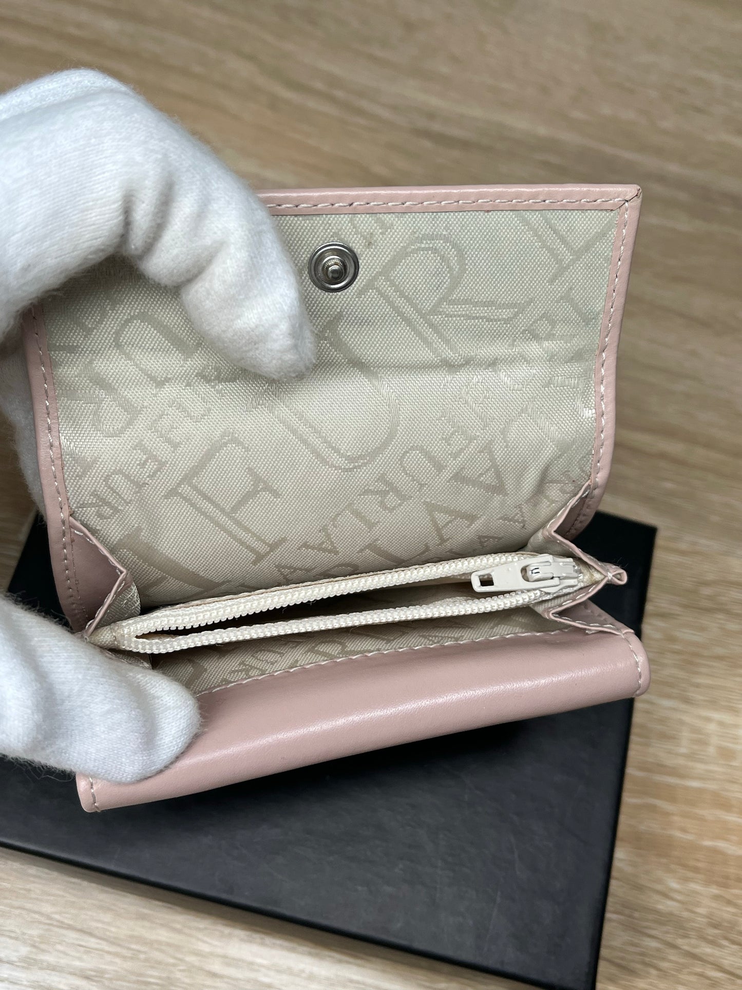Pre-Owned FURLA Pink Wallet, Small