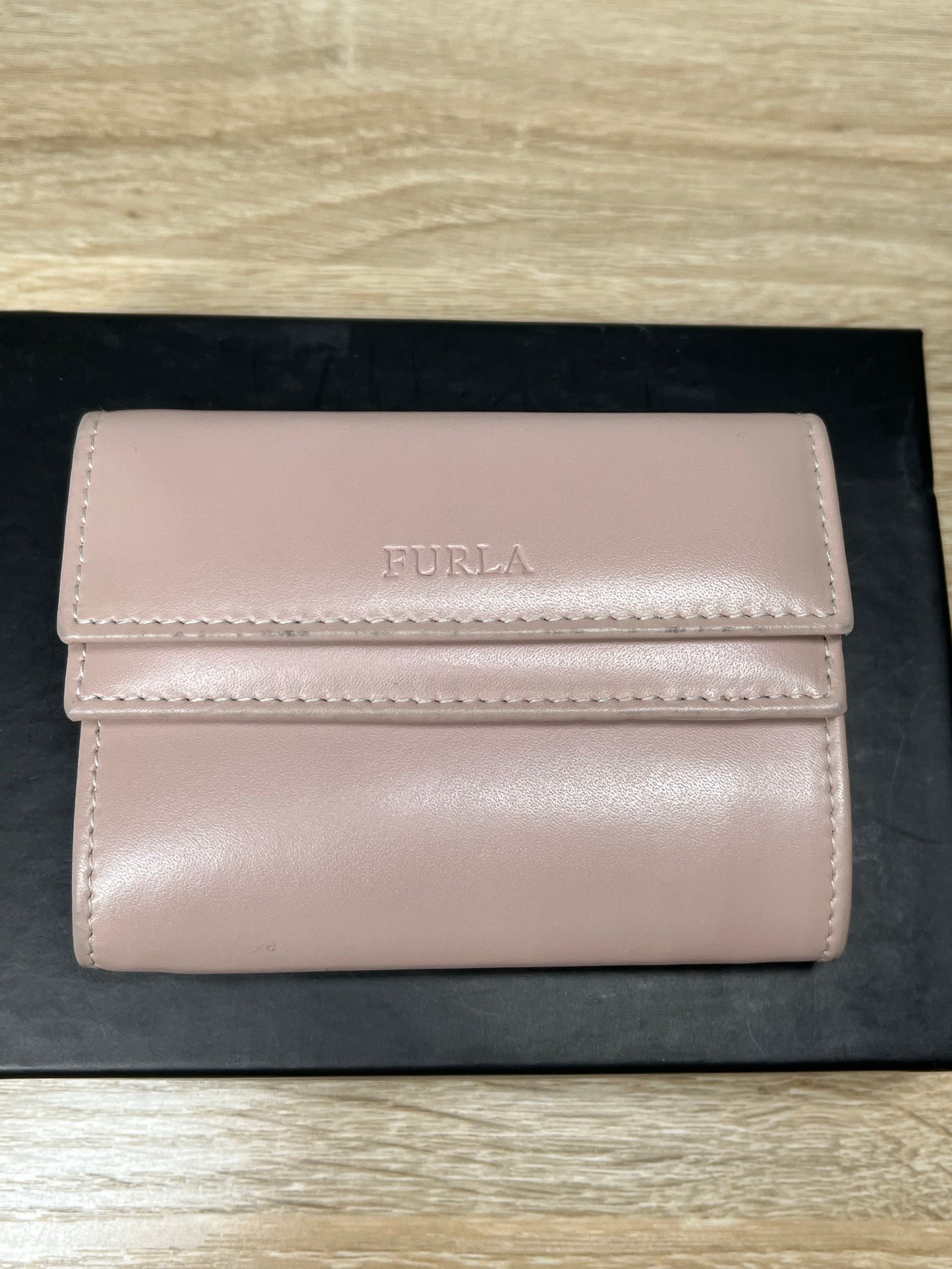 Pre-Owned FURLA Pink Wallet, Small