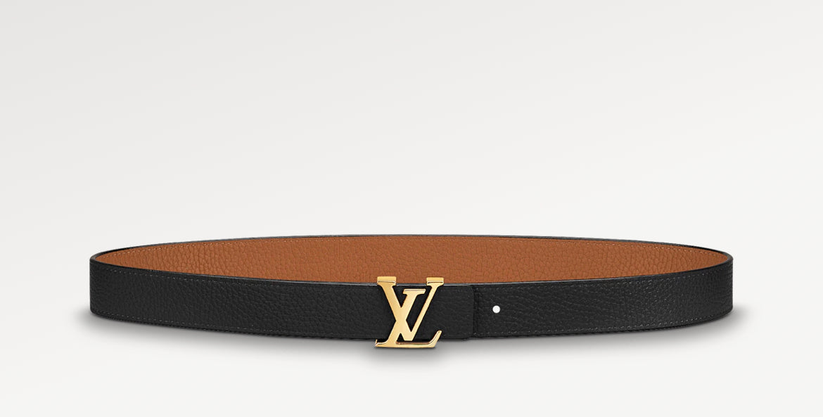 Pre-Owned LOUIS VUITTON INITIALES 30MM REVERSIBLE Black/Brown Belt, 110