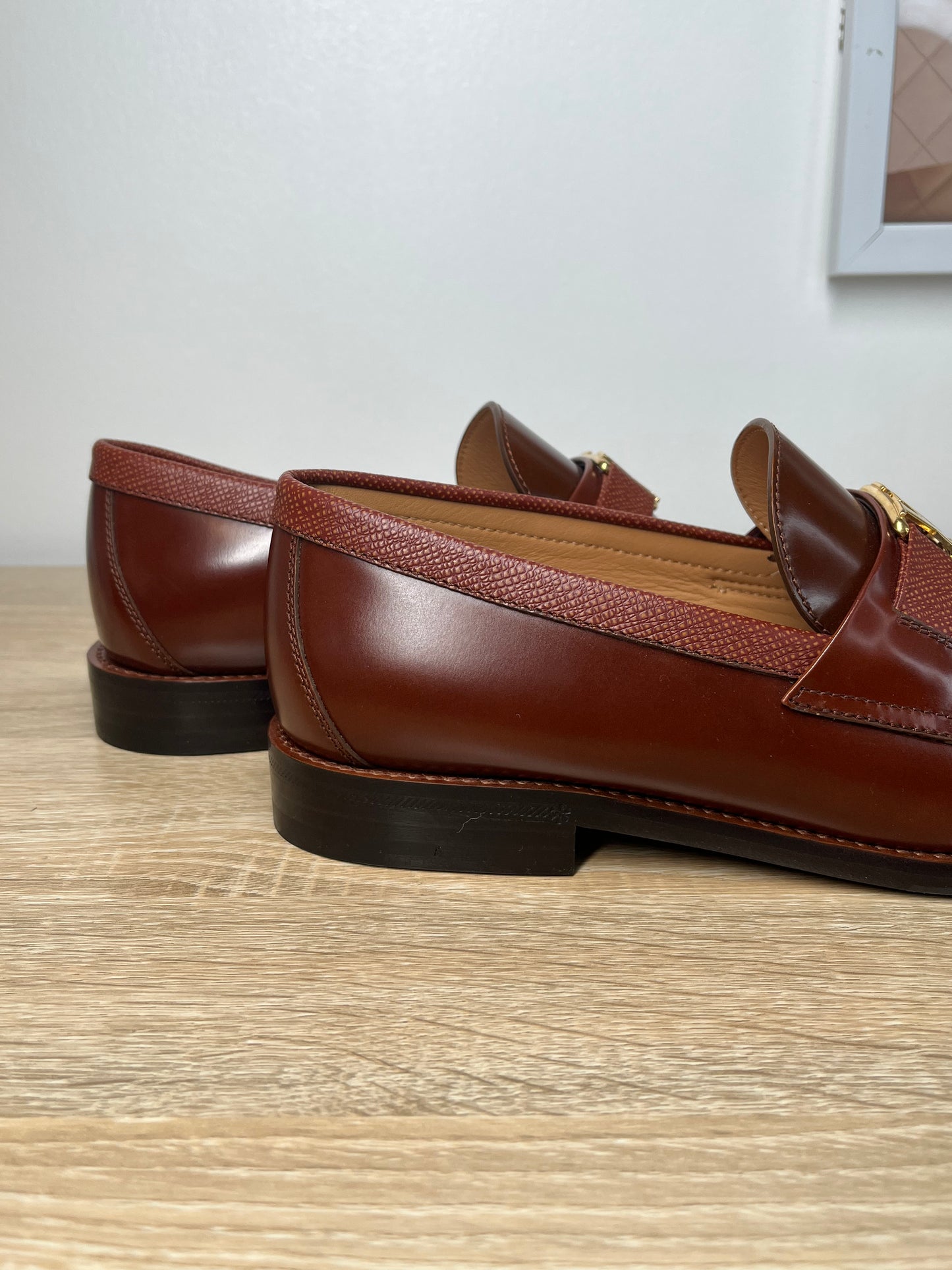Pre-Owned LOUIS VUITTON Brown Shoes, 7