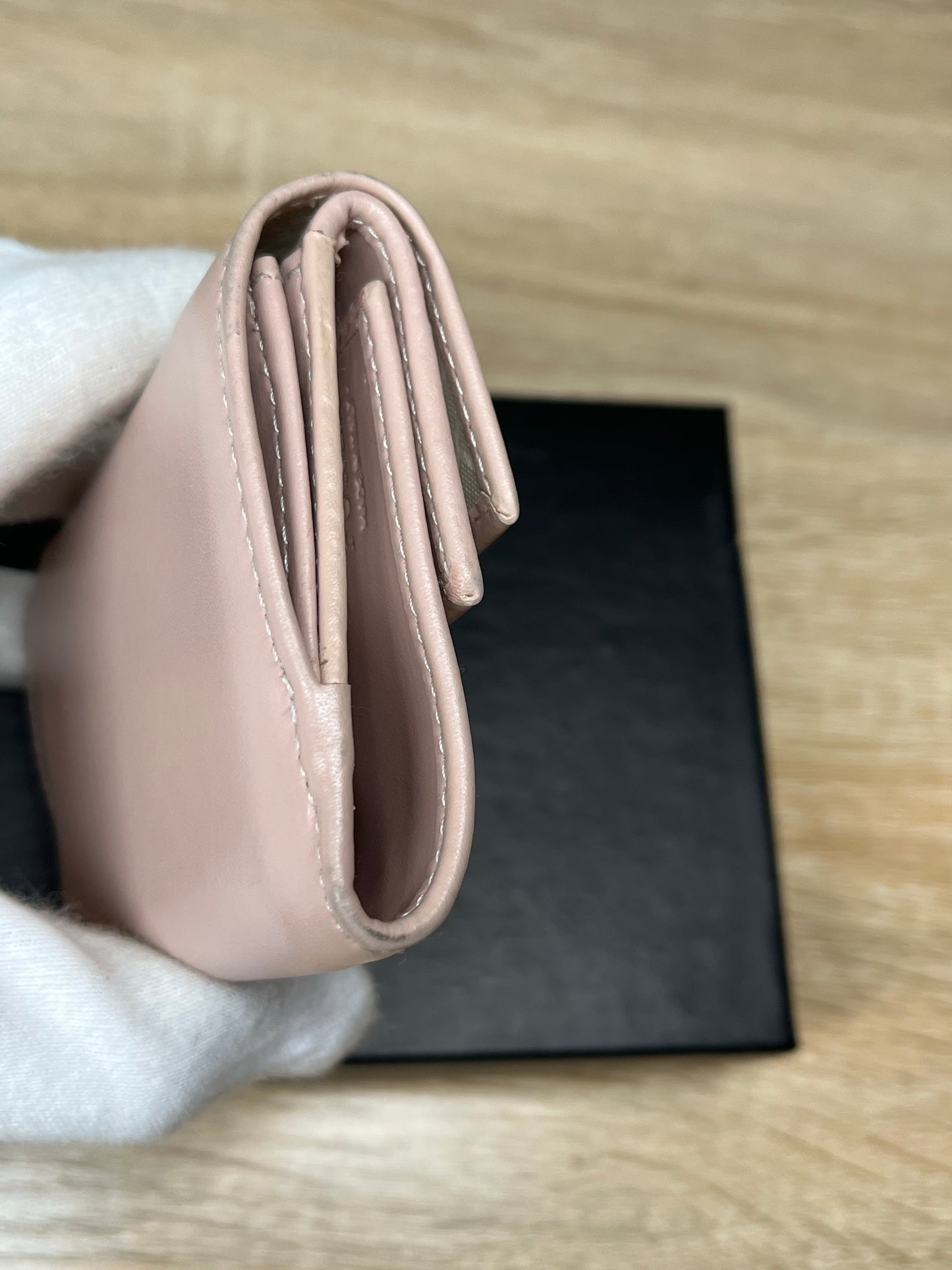 Pre-Owned FURLA Pink Wallet, Small