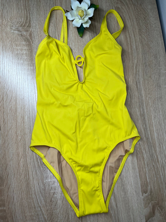 Pre-Owned HERMES Yellow Bathing Suit, 34