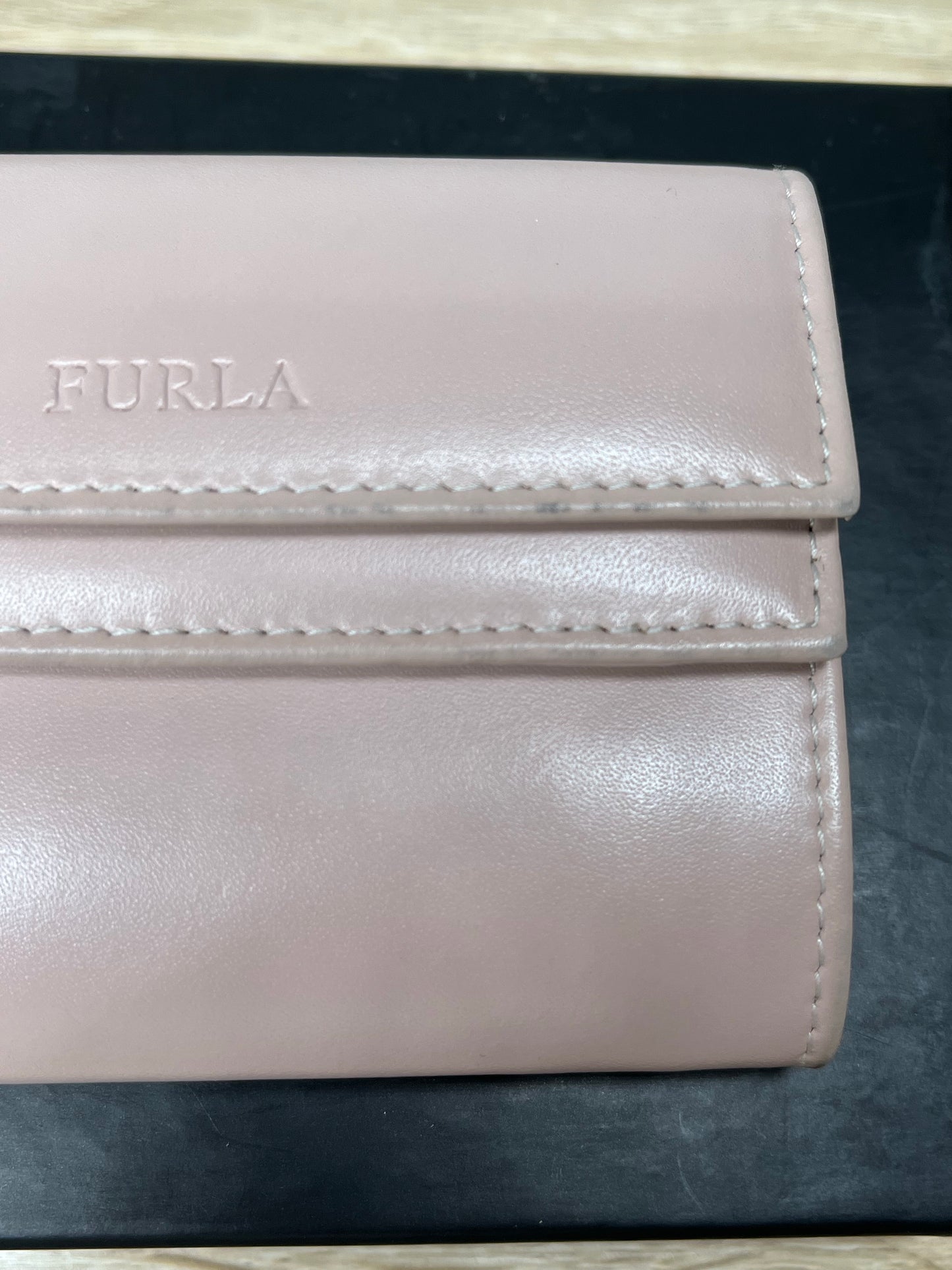 Pre-Owned FURLA Pink Wallet, Small